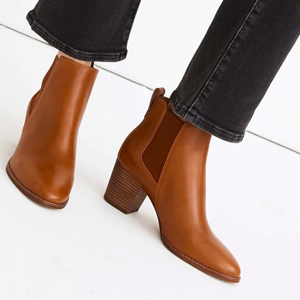Madewell Brown Heeled Boots
